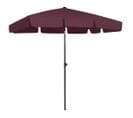 Parasol De Plage Rouge Bordeaux 200x125 Cm