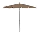 Parasol De Jardin Avec Mât 210x140 Cm Taupe