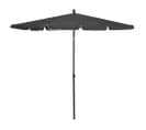 Parasol De Jardin Avec Mât 210x140 Cm Anthracite