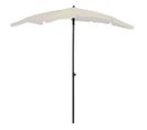 Parasol De Jardin Avec Mât 200x130 Cm Sable