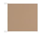 Brise-Vue Vertical Taupe 140x420 Cm Tissu Oxford