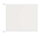 Brise-Vue Vertical Blanc 140x270 Cm Tissu Oxford