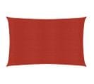 Voile D'ombrage 160 G/m² Rouge 2x4 M Pehd