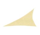 Voile D'ombrage 160 G/m² Beige 3x4x5 M Pehd