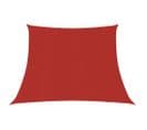 Voile D'ombrage 160 G/m² Rouge 3/4x3 M Pehd