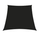 Voile De Parasol Tissu Oxford Trapèze 3/5x4 M Noir