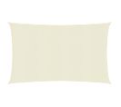 Voile D'ombrage 160 G/m² Crème 6x8 M Pehd