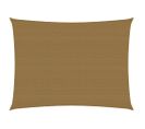 Voile D'ombrage 160 G/m² Taupe 3,5x4,5 M Pehd