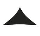 Voile De Parasol Tissu Oxford Triangulaire 3,5x3,5x4,9 M Noir