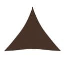 Voile De Parasol Tissu Oxford Triangulaire 4,5x4,5x4,5 M Marron