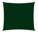 Voile De Parasol Tissu Oxford Carré 2,5x2,5 M Vert Foncé