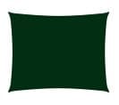 Voile De Parasol Tissu Oxford Rectangulaire 4x5 M Vert Foncé