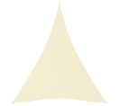 Voile De Parasol Tissu Oxford Triangulaire 4x5x5 M Crème