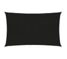 Voile D'ombrage 160 G/m² Noir 2x4,5 M Pehd