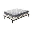 Ensemble Matelas à Ressorts 140x190 cm Epaisseur 20 cm + Sommier Avec Lattes Larges