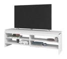 Meuble TV 65 Pouces Blanc 4 Niches 153 Cm