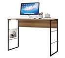 Bureau Miel 120 Cm Pieds Métalliques