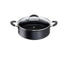 Sauteuse Anti-adhésive + Couvercle 26cm Noir - 012165031826