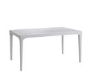 Table Rectangulaire D'extérieur 150x90cm Jardin Bar Restaurant Sol