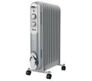 Radiateur Bain D'huile Curvy 11 Noir, Gris, Blanc 2500 W