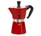 Cafetière Italienne 6 Tasses Rouge - 0004943