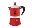 Cafetière italienne 3 Tasses Rainbow Rouge