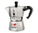 Cafetière Italienne Moka Express I Love Coffee 3 Tasses Inox