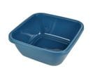 Bassine Carrée "bassin" 6l Bleu Paon