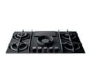 Table De Cuisson Aspirante À Gaz 88cm 5 Feux Noir - Prf0147743