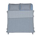 Parure De Lit Carl En Coton, Bleu - Drap De Lit 150x280 Cm, Drap Housse 90x195