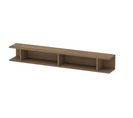 Etagère Murale Marina Effet Bois Foncé 138cm