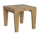 Table Extensible 90x90/246 Cm Spimbo Chêne Nature