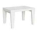 Table Extensible 90x130/234 Cm Spimbo Frêne Blanc