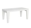 Table Extensible 90x180/440 Cm Spimbo Frêne Blanc