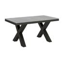 Table Extensible 90x160/420 Cm Traffic Evolution Ciment Cadre Anthracite