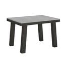 Table Extensible 90x120/380 Cm Bridge Evolution Ciment Cadre Anthracite