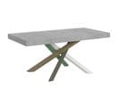 Table Extensible 90x180/284 Cm Volantis Ciment Cadre 4/a