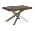 Table Extensible 90x130/390 Cm Volantis Noyer Cadre 4/a