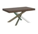 Table Extensible 90x160/420 Cm Volantis Noyer Cadre 4/a