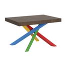 Table Extensible 90x130/390 Cm Volantis Noyer Cadre 4/b