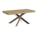 Table Extensible 90x180/284 Cm Volantis Chêne Nature Cadre 4/c