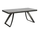 Table Extensible 90x180/284 Cm Proxy Evolution Ciment Cadre Anthracite