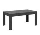 Table Extensible 90x160/220 Cm Bibi Anthracite Spatulé