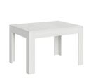 Table Extensible 90x120/180 Cm Bibi Frêne Blanc