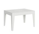 Table Extensible 90x120/180 Cm Cico Frêne Blanc