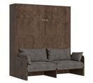 Lit Escamotable Vertical 160 Kentaro Sofa Noyer