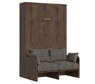 Lit Escamotable Vertical 120 Kentaro Sofa Noyer