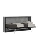 Lit Escamotable Horizontal 1 Couchage 85 Kando Avec Matelas Ciment