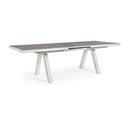 Table De Jardin 10 Personnes Bizzotto Krion Lunar 205-265 X 103 Cm