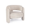 Fauteuil Design Arrondi En Tissu - Aubin